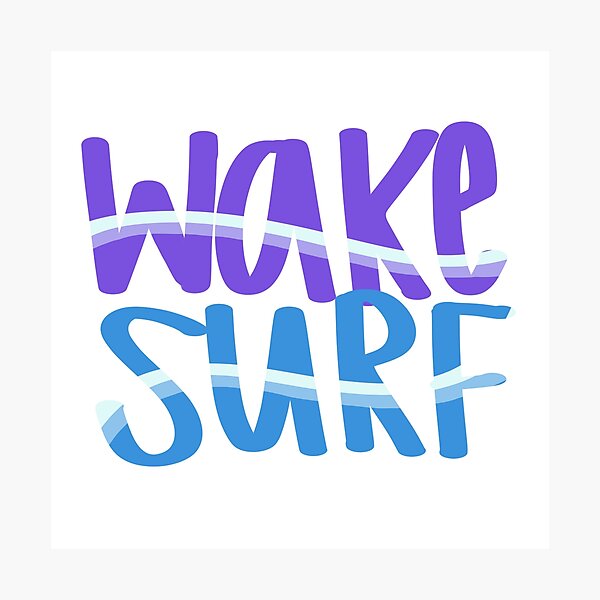 Item preview, Wake Surf Text designed and sold by AlishaMSchil.