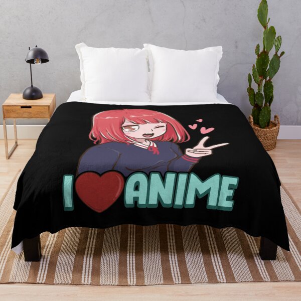 Item preview, I Love Anime Cute Japanese Kawaii Anime Girl designed and sold by perfectpresents.