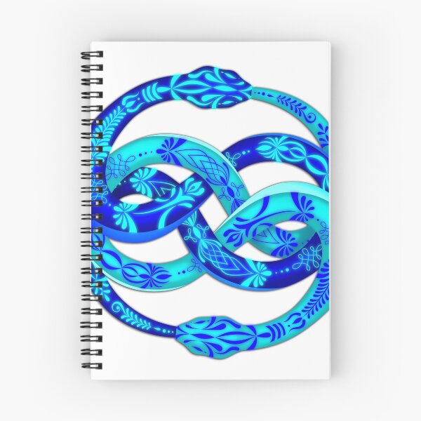 Item preview, Blue Ouroboros Yin Yang designed and sold by MandalaSoul.
