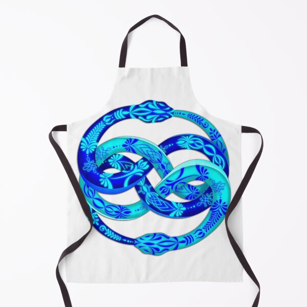 Item preview, Blue Ouroboros Yin Yang designed and sold by MandalaSoul.