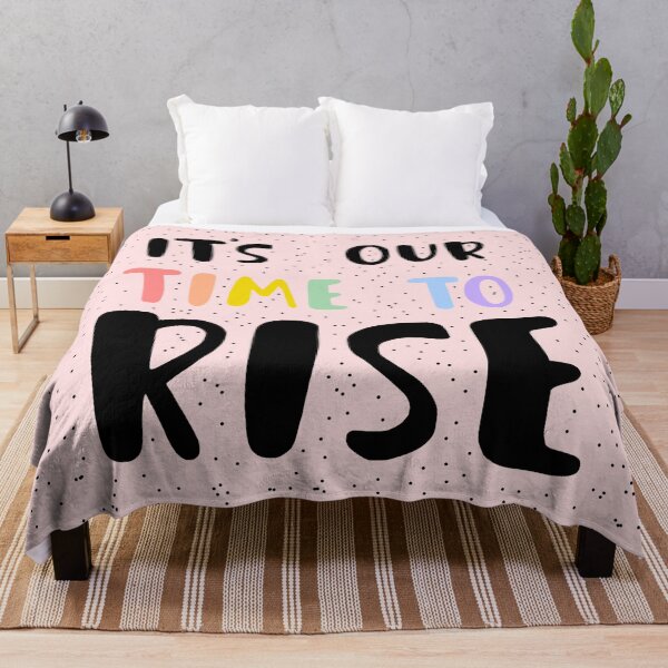 Item preview, its our time to rise inspiratinal quote pastel rainbow designed and sold by emcazalet.