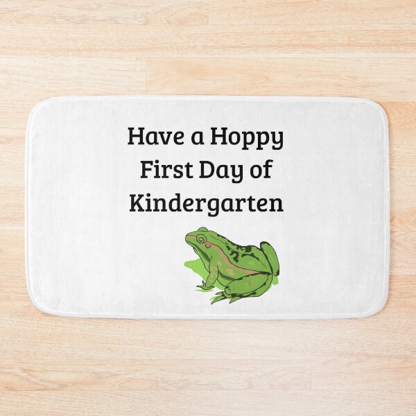 Item preview, Hopping Green Frog First day of School designed and sold by Bliss Find And Design.