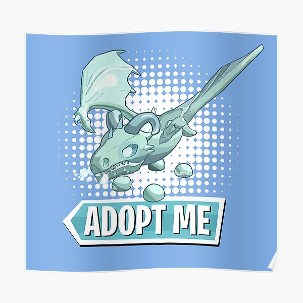 Dragon Adopt Me Posters Redbubble