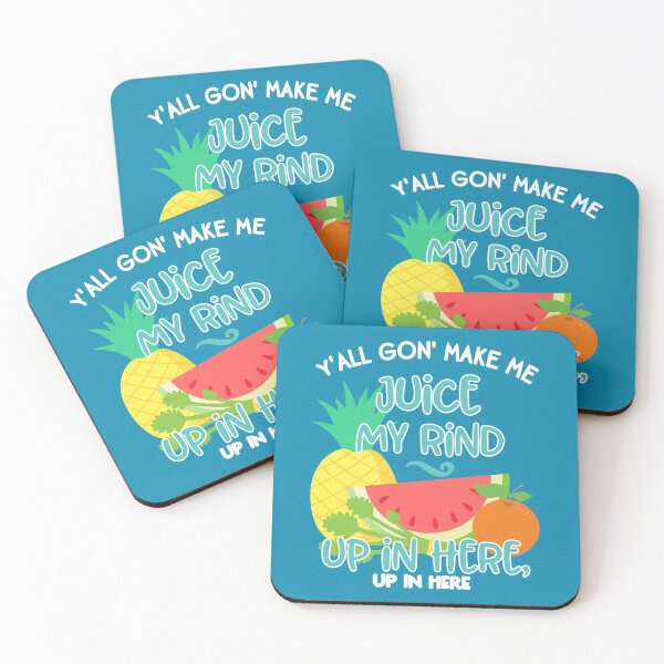 Item preview, Y'all Gon' Make Me Juice My Rind Funny Juicing 90s Hip Hop Rap Quote designed and sold by kiwi91.