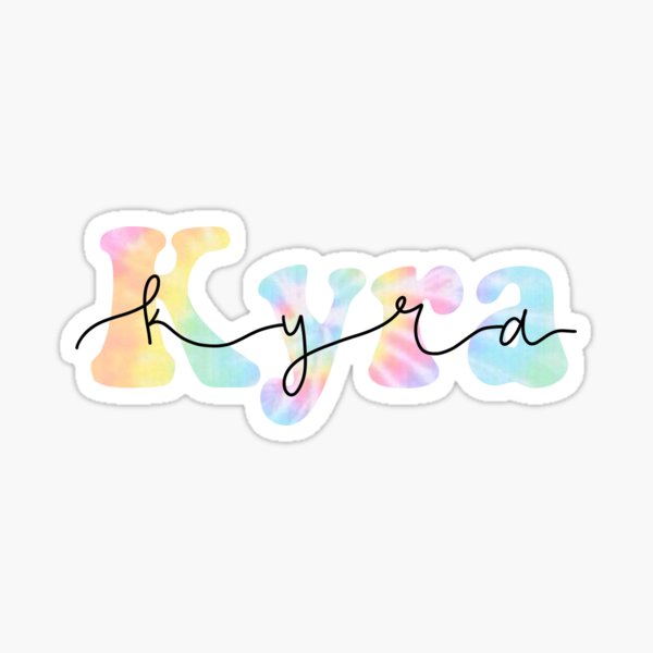 Kyra Custom Sticker For Sale By Chloemadesigns Redbubble