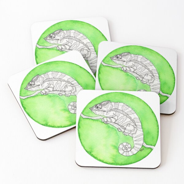 Item preview, Inktober 2019: Chameleon designed and sold by Pamela Sommer.