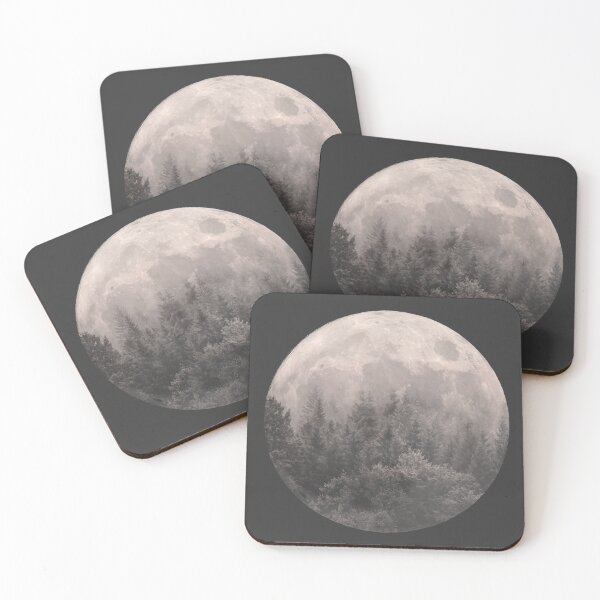 Item preview, full moon forest designed and sold by @ Megan Garnett Art.
