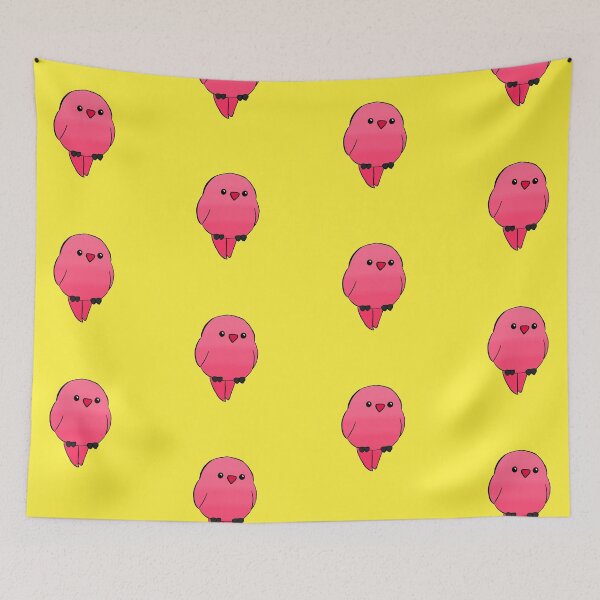 Item preview, Hot Pink ombré bird designed and sold by Karsmultifam.