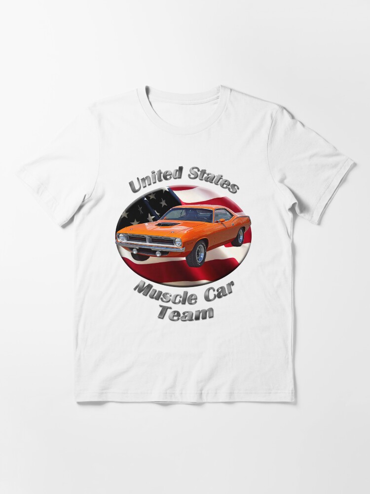 Alternate view of Plymouth Barracuda Muscle Car Team Essential T-Shirt
