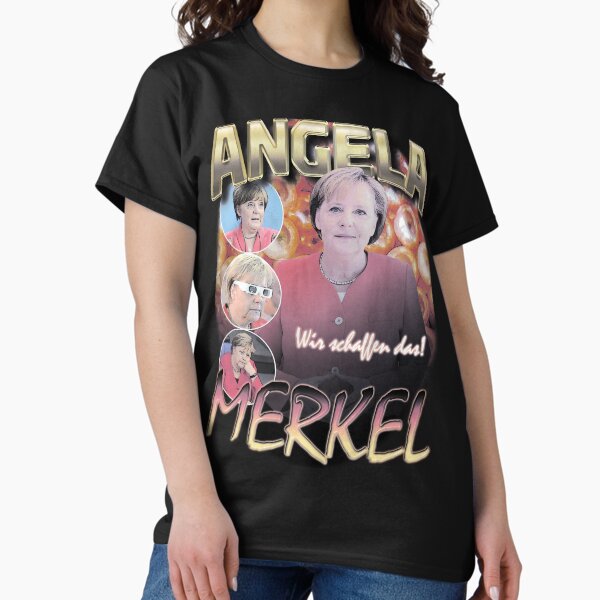 Item preview, Angela Merkel Rap Bootleg Tee designed and sold by Discobeef.