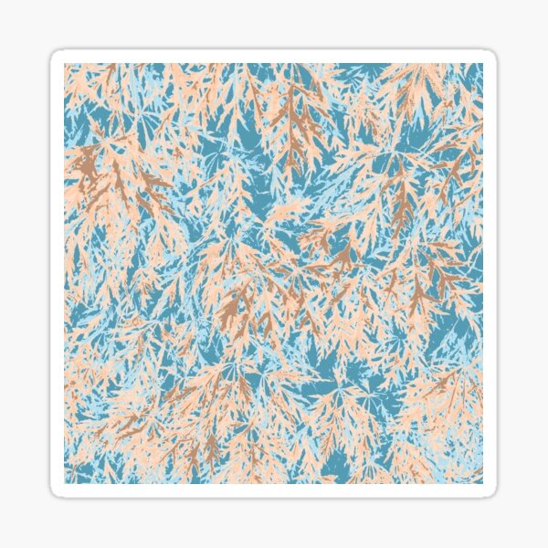 Digital Japanese Maple Sticker