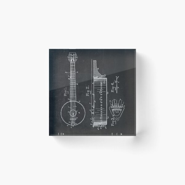 Item preview, Chalkboard Banjo Patent designed and sold by JoolyA.
