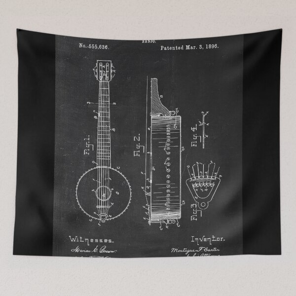 Item preview, Chalkboard Banjo Patent designed and sold by JoolyA.