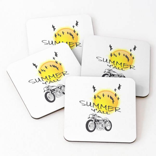 Item preview, Old School Motorcycle Sunset Ride Summer Y'all  designed and sold by Bliss Find And Design.