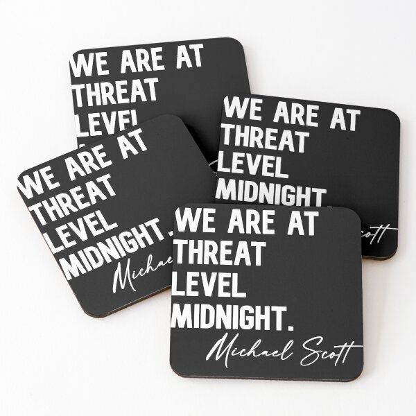Item preview, We are at Threat Level Midnight designed and sold by bluetejal12.