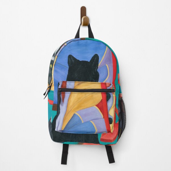 Item preview, Skinny Tuxedo Cat in Funhouse Mirror designed and sold by KarenZuk.