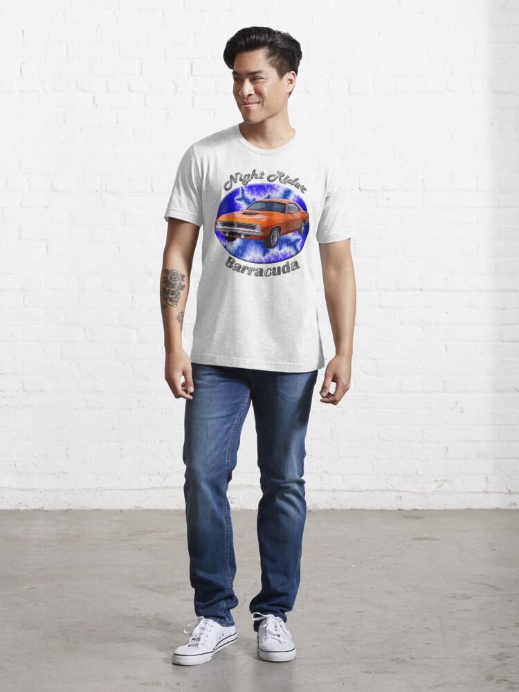 Alternate view of Plymouth Barracuda Night Rider Essential T-Shirt