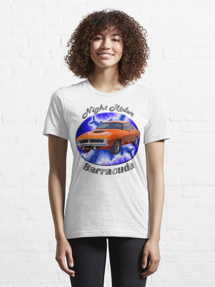 Alternate view of Plymouth Barracuda Night Rider Essential T-Shirt