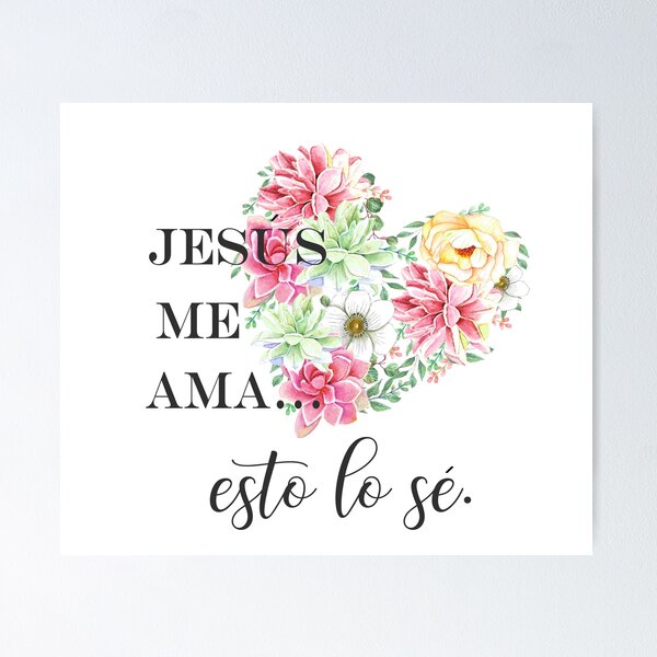 Bendice alma mía a Jehová, Spanish Bible Verse Poster for Sale by