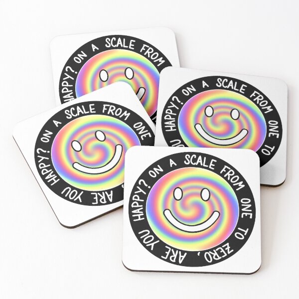 Item preview, On a Scale from One to Zero, Are you Happy? designed and sold by FinalGirlArt.