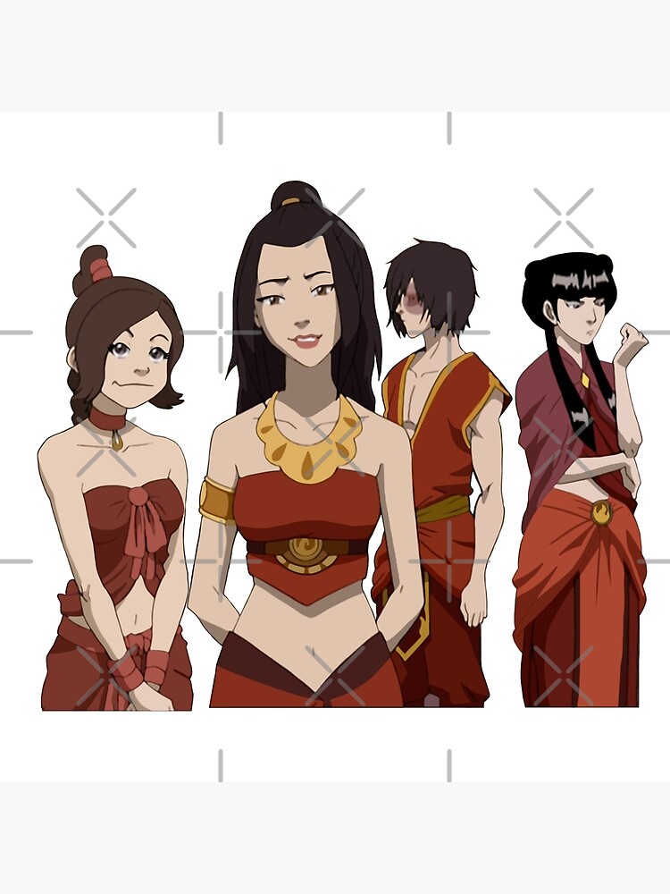 Zuko Mai Azula And Ty Lee Ember Island Avatar Poster For Sale By Blueeyes374 Redbubble