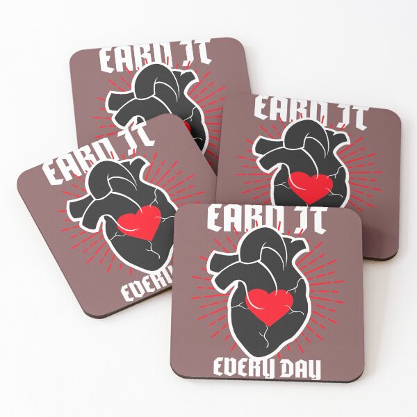 Item preview, Earn it every day- motivation  designed and sold by Firefamily.