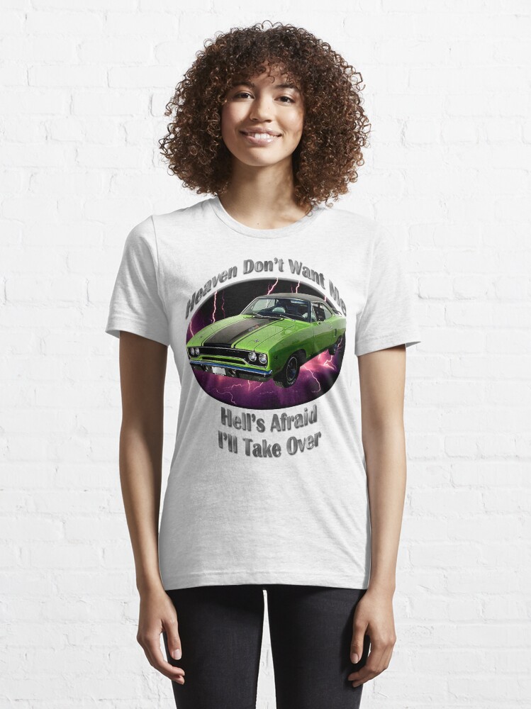 Alternate view of Plymouth Roadrunner Heaven Don't Want Me Essential T-Shirt
