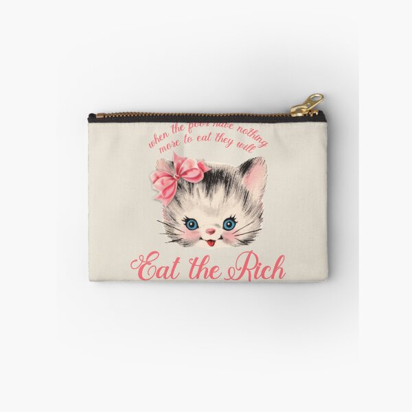 Item preview, Vintage Eat the Rich Kitten designed and sold by thegreenclock.