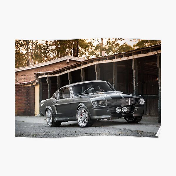 'Eleanor'-inspired Mustang Fastback Poster