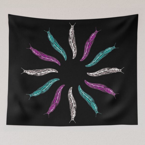 Item preview, Limax Slug Sun Pink Turquoise designed and sold by UroliteArt.
