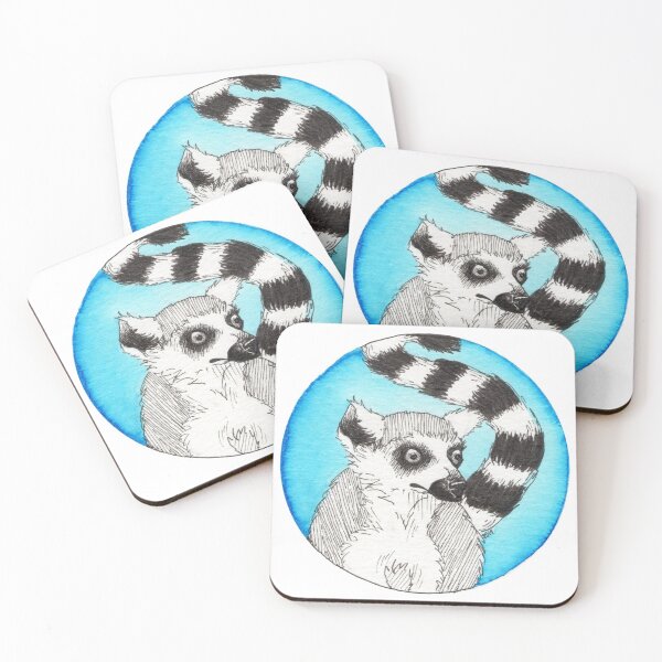 Item preview, Inktober 2019: Lemur designed and sold by Pamela Sommer.