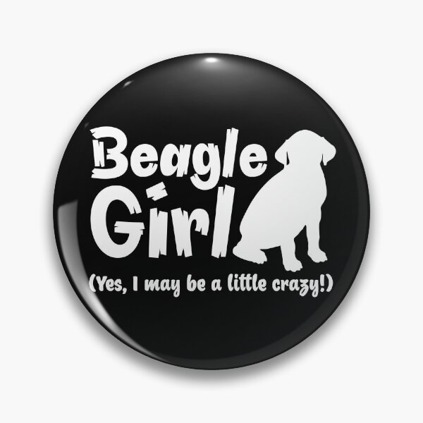 Item preview, Beagle dog girl (Yes, I may be a little crazy!) designed and sold by jazzydevil.