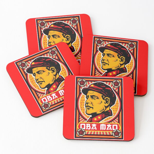 Item preview, Oba Mao Propaganda Poster designed and sold by Alema Art.