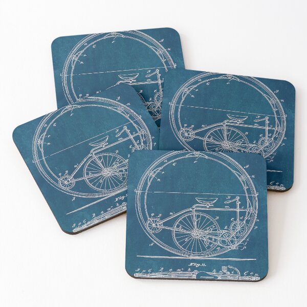 Item preview, Blueprint Monocycle Patent designed and sold by JoolyA.
