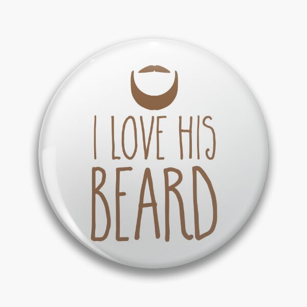 Item preview, I love his beard (funny matching design) designed and sold by jazzydevil.