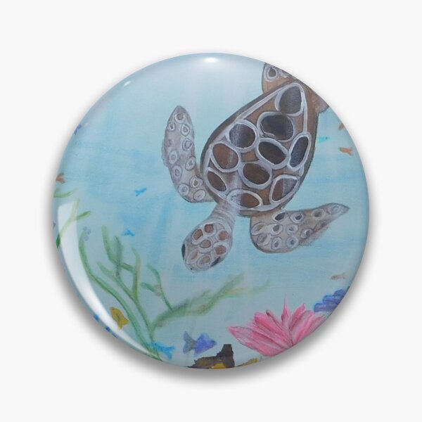 Item preview, Diving Sea Turtle designed and sold by Artsylori.