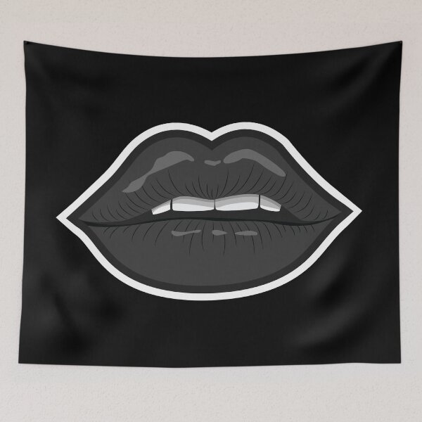 Item preview, Black Lips designed and sold by MoonObscura.