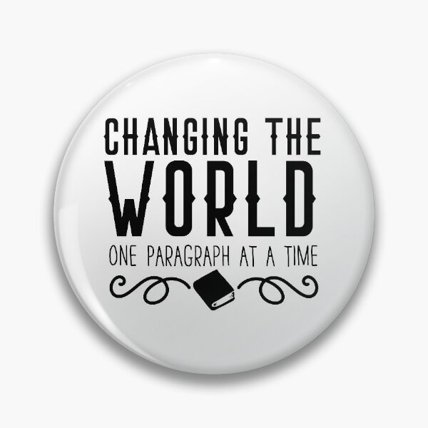 Item preview, Changing the world one paragraph at a time designed and sold by jazzydevil.