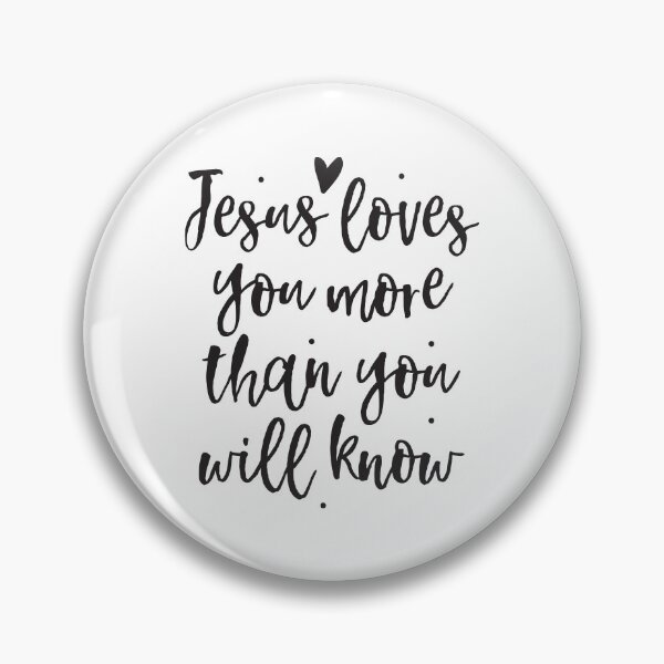 Item preview, Jesus loves you more than you will know designed and sold by jazzydevil.