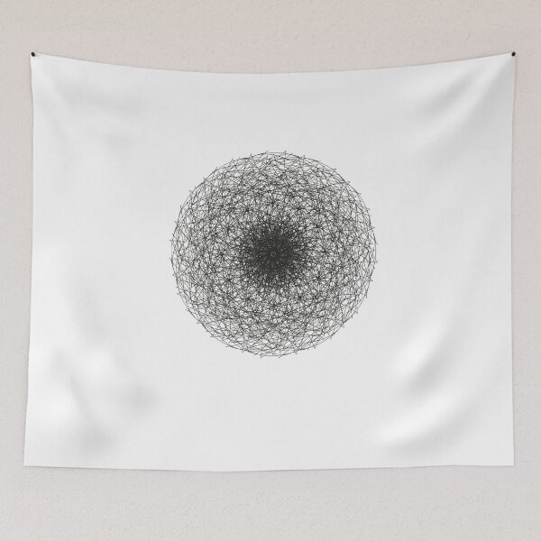 Item preview, Mosaik  Lines Noir Design Geometric Swirls designed and sold by goedesign.