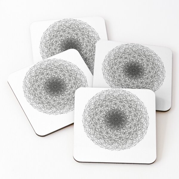 Item preview, Mosaik  Lines Noir Design Geometric Swirls designed and sold by goedesign.