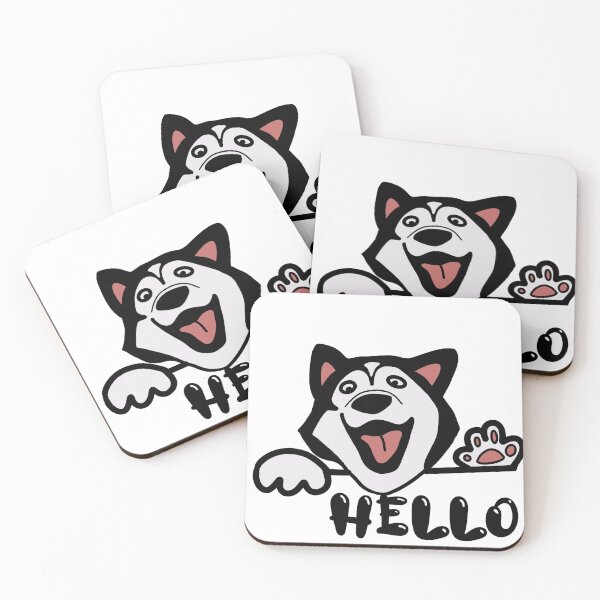Item preview, Husky Hello designed and sold by klh0853.