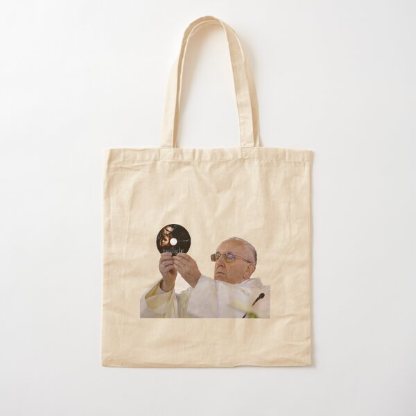 Pope Francis Loves Twilight Cotton Tote Bag