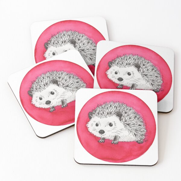 Item preview, Inktober 2019: Hedgehog designed and sold by Pamela Sommer.