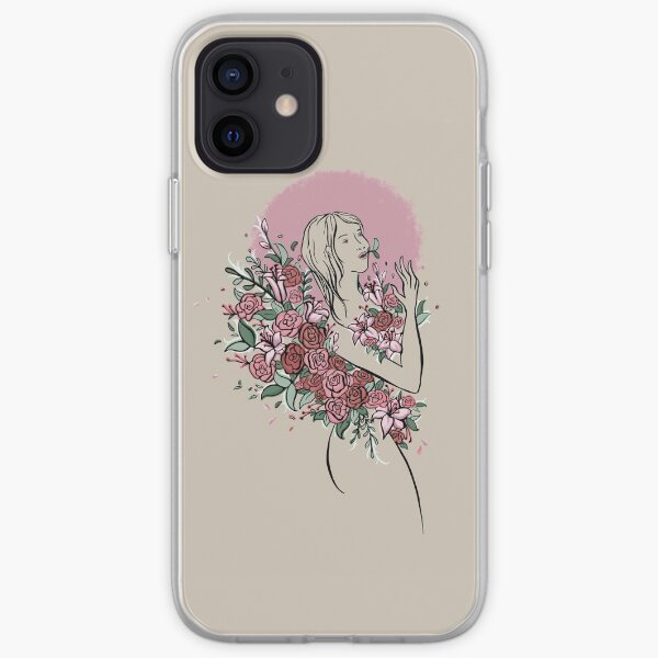 Drowning in Flowers iPhone Soft Case