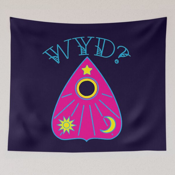 Item preview, What you doin neon planchette designed and sold by Cassie McKnight.