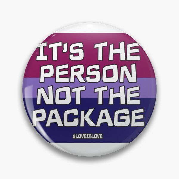 Artikelvorschau, Es ist die Person, nicht das Paket (bisexuell) entworfen und verkauft von RGGames.