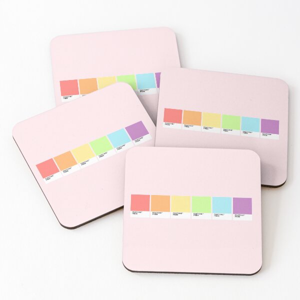 Item preview, Gay Pride Pantones on a Pink Background designed and sold by Alysha Newton.