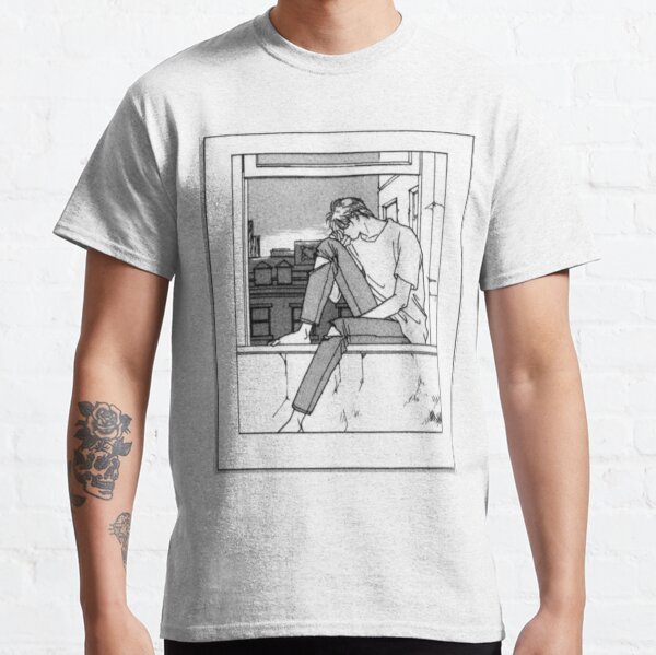 Pez plátano: Ceniza (amanecer) Camiseta clásica