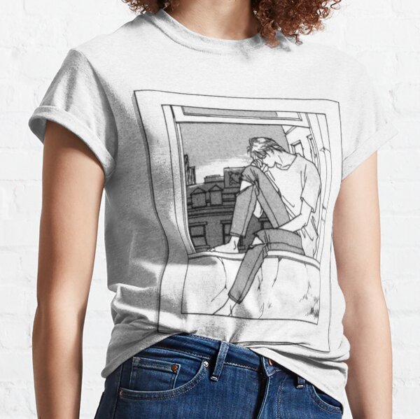 Pez plátano: Ceniza (amanecer) Camiseta clásica